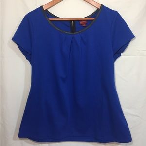 Dark blue Merona blouse LG